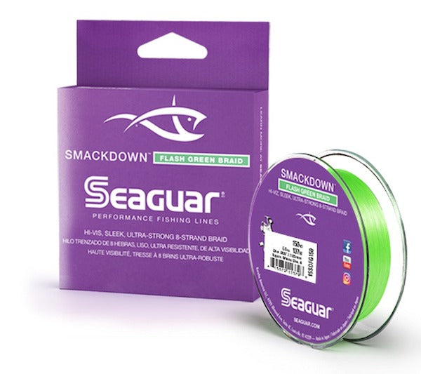 Seaguar Smackdown Flash Green Braided Line -10lb 150yd