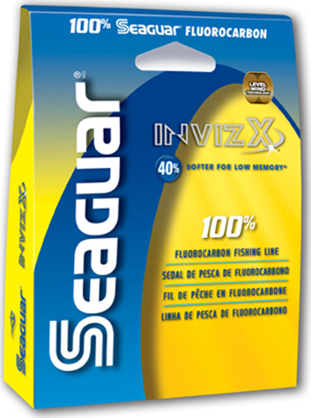 Seaguar INVIZX 100% Fluorocarbon - 600 Yards - 12# – Sportsman's Outfitters