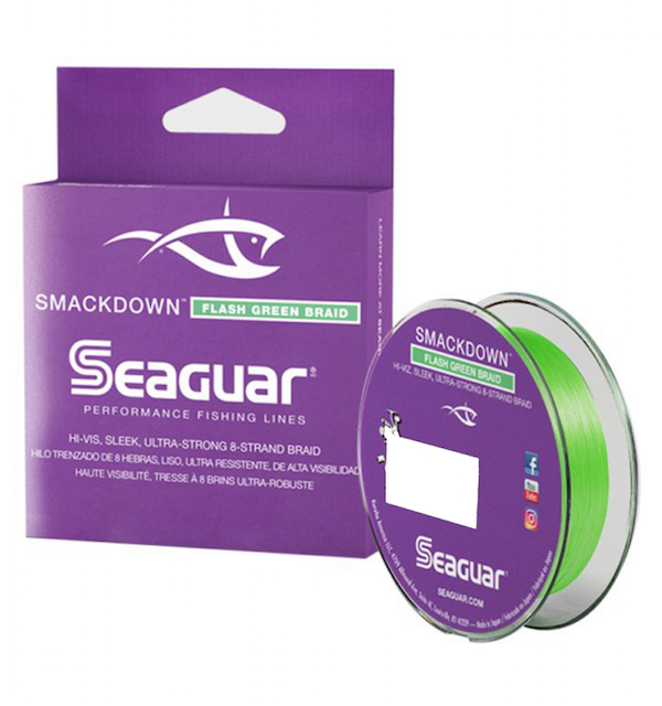 Seaguar Smackdown Flash Green Braided Line - 20lb 150yd