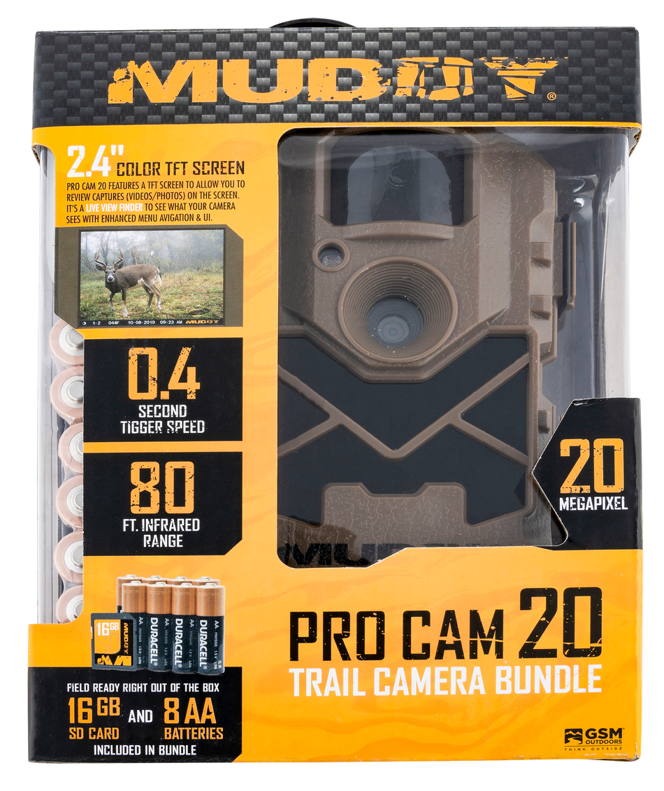 Muddy Pro-cam 20, Muddy Mud-mtc20vk   Mtc20vk 20mp W  6aa 16sd Card