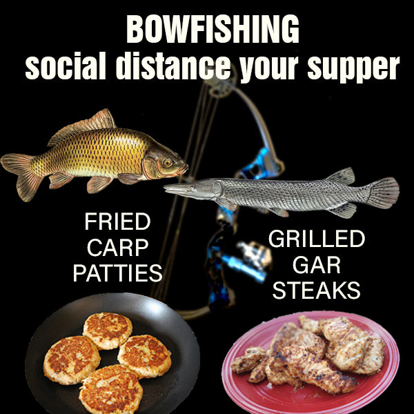Bowfishing: Social distance your supper