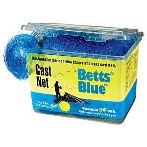Betts Blue Cast Net 6' Blue 1Lb Per Foot 1/2" Mesh