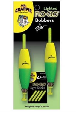 Betts Mr. Crappie Snap On Float Cigar 2" Lighted - 2 Per Pack
