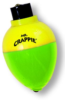 Betts Mr Crappie Snap On Float Pear 1" With Rattle - 3 Per Pack