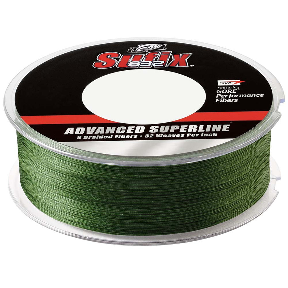 Sufix 832® Advanced Superline® Braid - 30lb - Low-Vis Green - 600 yds