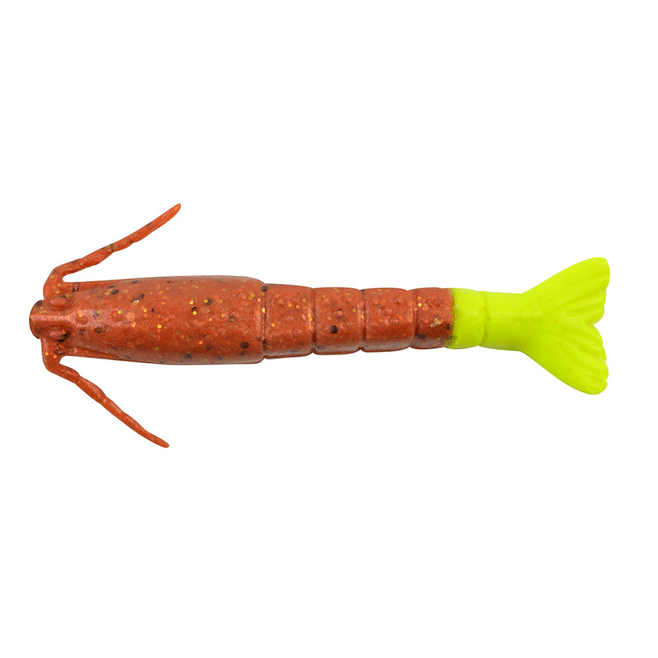 Berkley Gulp!® Saltwater Shrimp - 3" - New Penny/Chartreuse