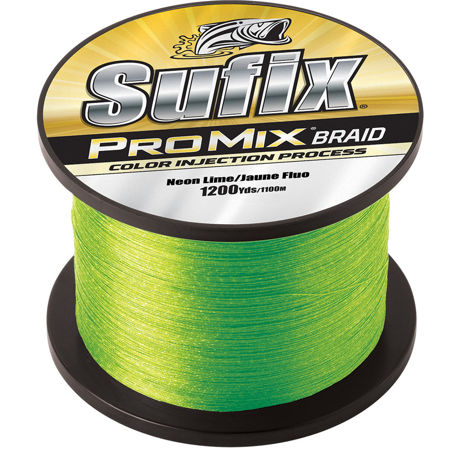 Sufix ProMix® Braid - 65lb - Neon Lime - 1200 yds