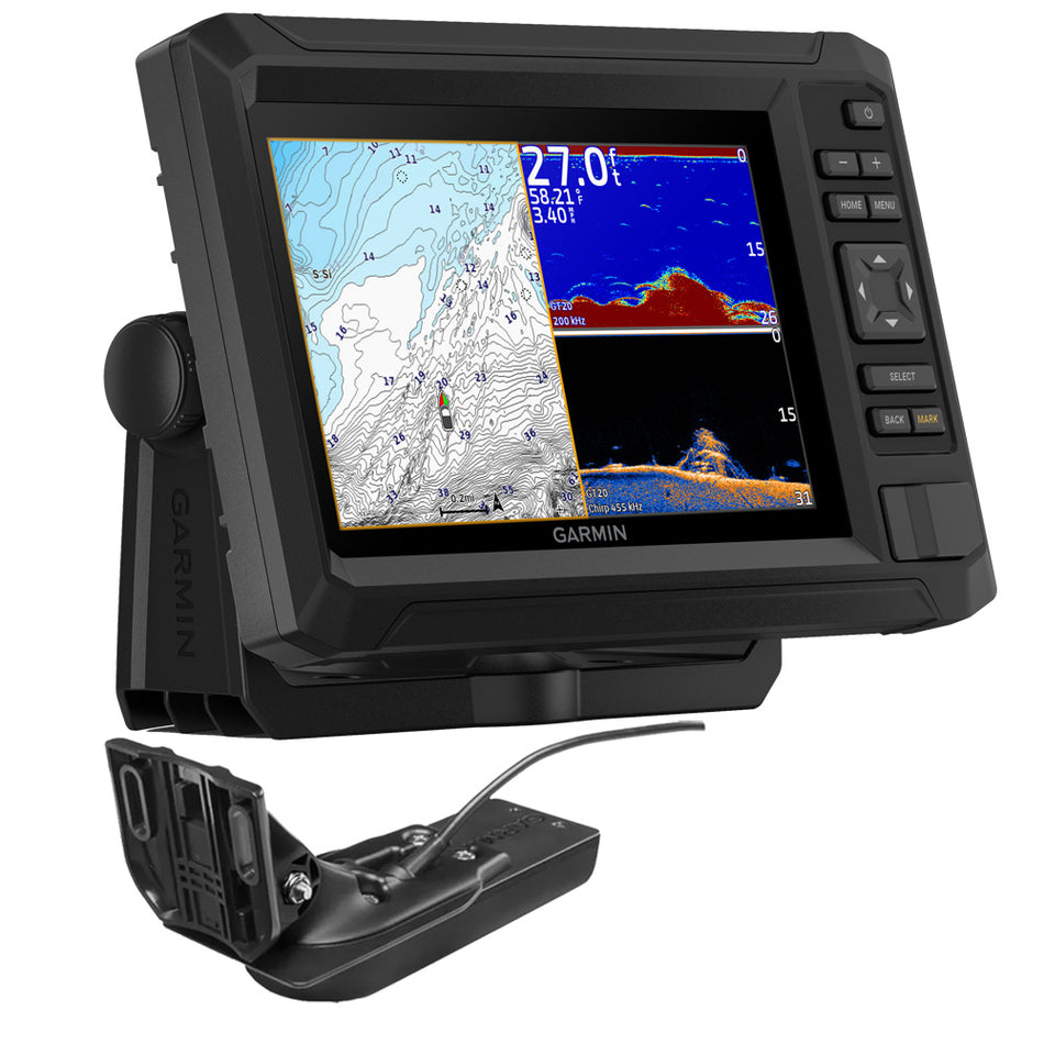 Garmin ECHOMAP™ UHD2 73CV Chartplotter/Fishfinder Combo w/US Inland Maps & GT20-TM