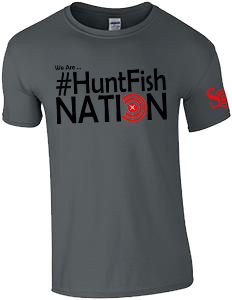 We Are #HUNTFISHNATION T-Shirts -Free with any $100 Purchase!