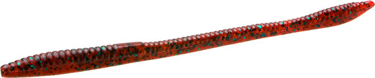 Zoom Trick Worm 6.5" 20pk -  Red Bug
