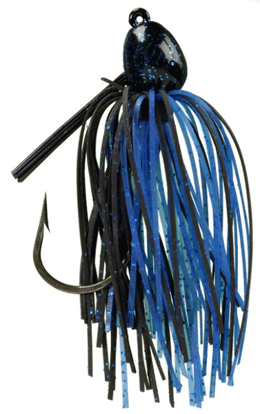 Strike King Bitsy Bug Mini Jig 3/16 - Black/Blue
