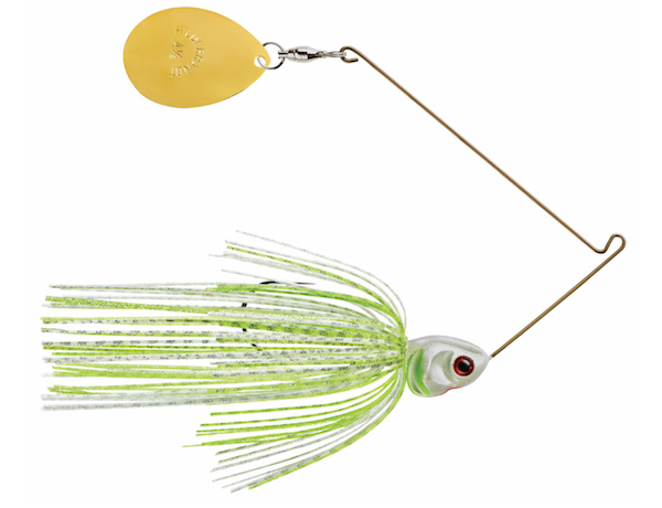 BOOYAH Covert Series -White Chartreuse Silver Scale / Pearl Chartreuse #5 Gold Colorado -1/2 oz