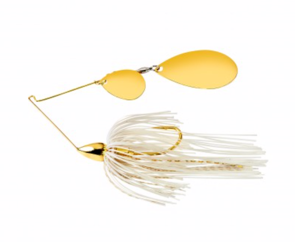 War Eagle Gold Tandem Indiana Spinnerbait 1/2oz - White Gold – Sportsman's  Outfitters