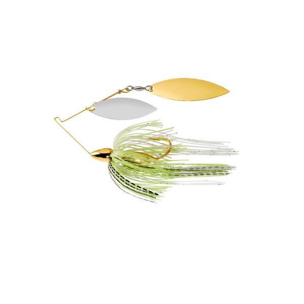 War Eagle Screaming Eagle Gold Double Willow Spinnerbait 3/4oz - Spot Remover