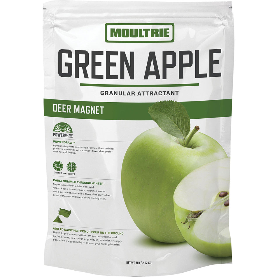 Moultrie Deer Magnet Attractant Granular Green Apple 5 Lb.