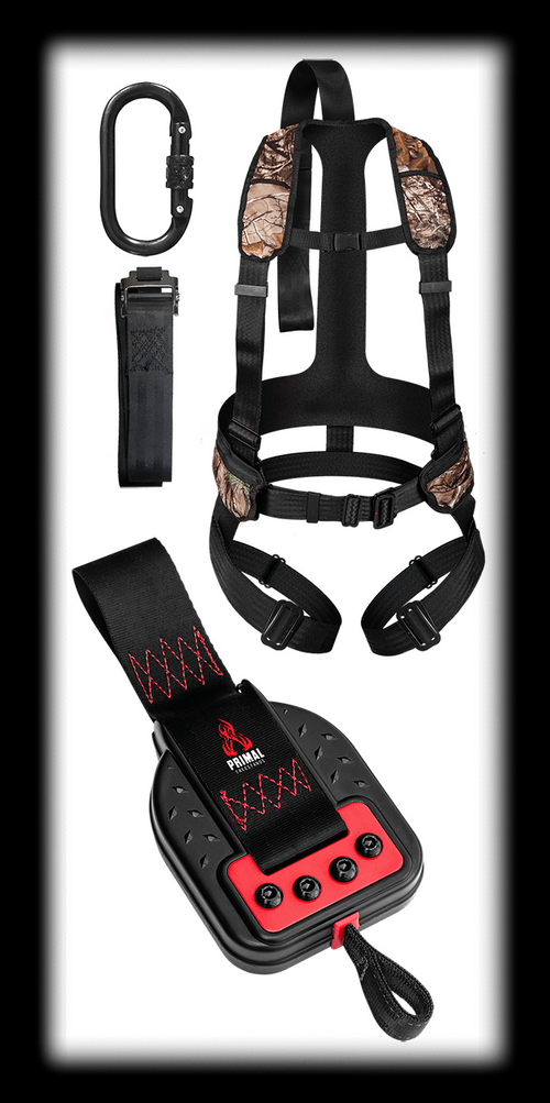 Primal Treestands The Descender Device and Full Body Harness Combo PTDC-901