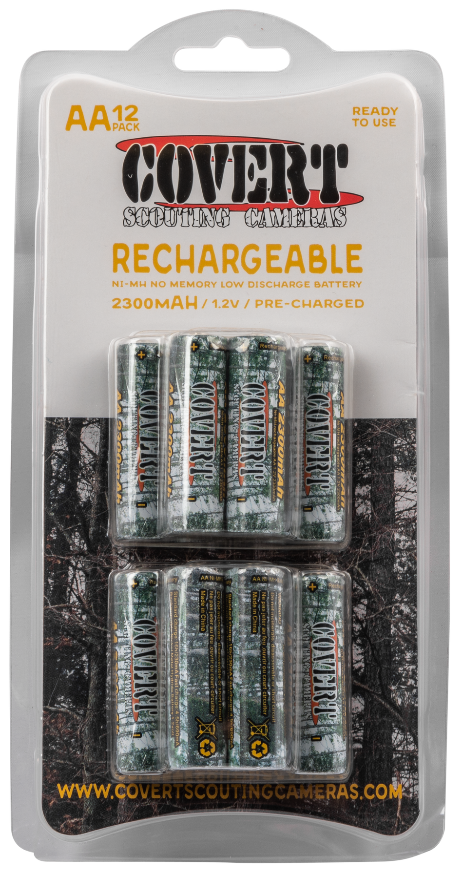 Covert Scouting Cameras Aa, Covert 5113 Rechargeable Aa Nimh Batteries  12pk