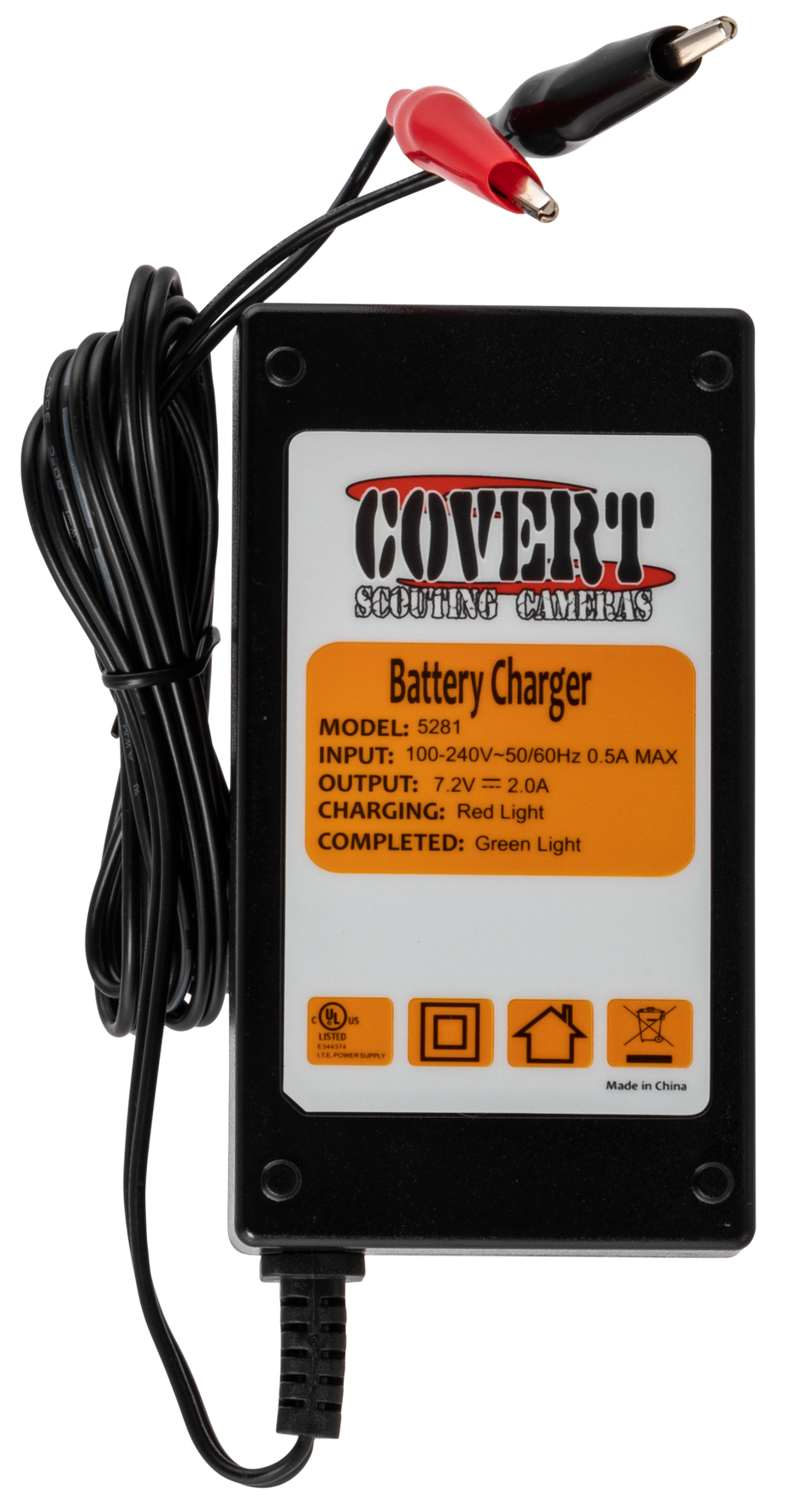 Covert Scouting Cameras Lifepo4 Wall Charger, Covert 5298 Lifepo4 110v Wall Charger