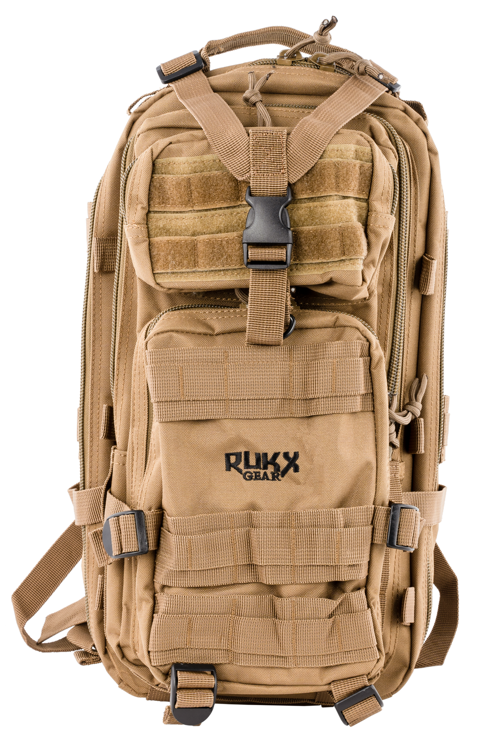 Rukx Gear Tactical, Rukx Atict1dt   Tact 1 Day Backpack Tan