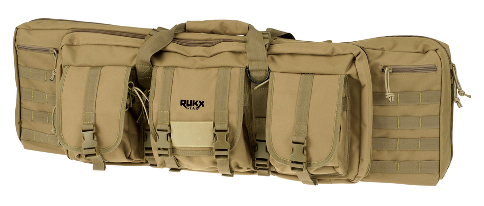 Rukx Gear Tactical, Rukx Atict36dgt 36in Tact Dbl Gun Case Tan