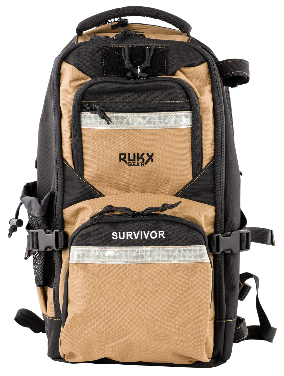 Rukx Gear Survivor, Rukx Atictsurt  Survivor Backpack Tan