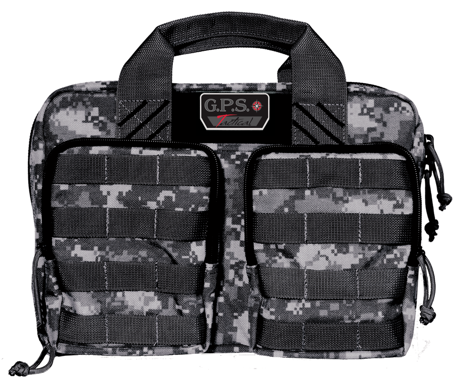 G*outdoors Tactical, Gps T1315pcgd   Tact Quad Case W/2 Pstl Rbag   Gry