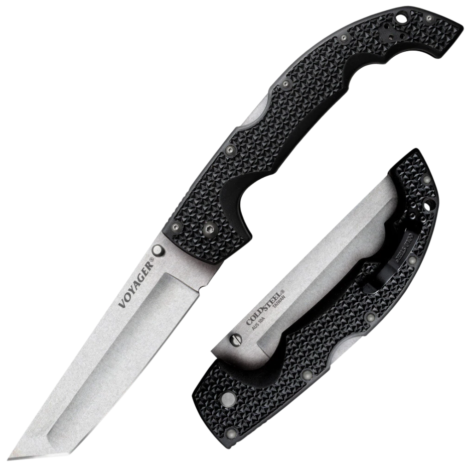 Cold Steel Voyager, Cold Cs-29axt Voyager Xl Tanto Plain