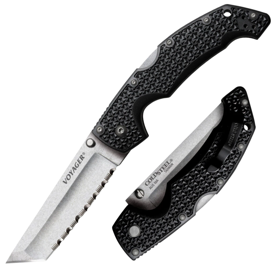 Cold Steel Voyager, Cold Cs-29axc Voyager Xl Clip Plain