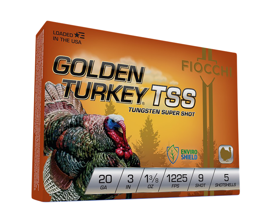 Fiocchi Golden Turkey Tungsten TSS Shotshell 20 Gauge #9