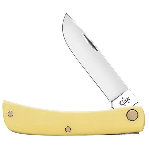 Case Knife Yellow Handle Sod Buster Jr