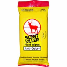 Wildlife Scent Elimination 24PackGold Field Wipes